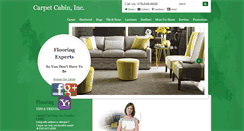 Desktop Screenshot of carpetcabin.net